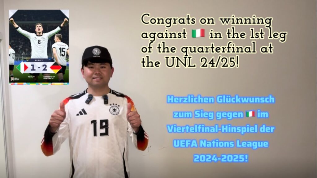 @DFB Gratuliere zum Sieg gegen Italien im Viertelfinal-Hinspiel der UEFA Nations League 2024/2025!
