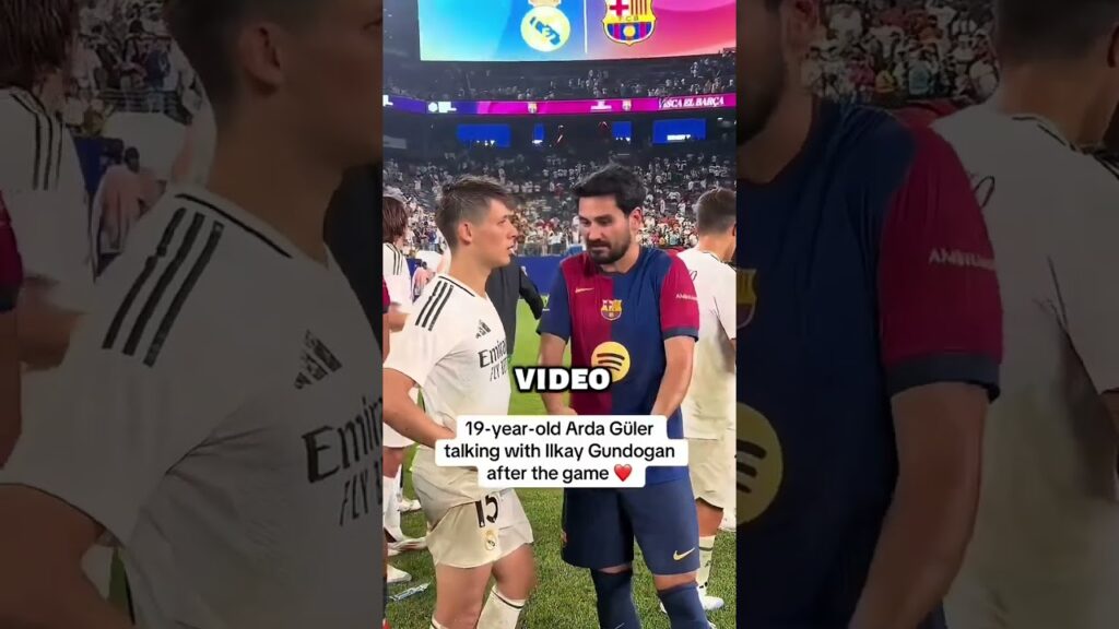 Arda güler ve İlkay Gündoğan Maç sonu Dedikodu Yaparsa #futbol #shorts #ardagüler #football