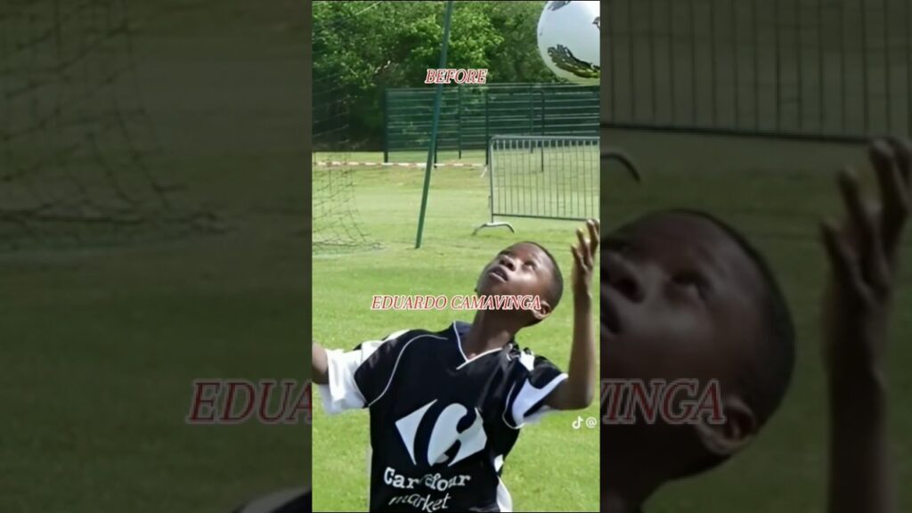 EDUARDO CAMAVINGA before and after ☠️ #edit #football #neymar #edits #soccer #halamadrid