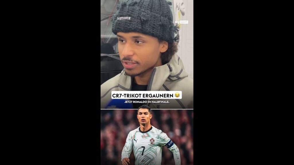 Kann Adeyemi das CR7-Trikot "ergaunern"? 😂🇵🇹