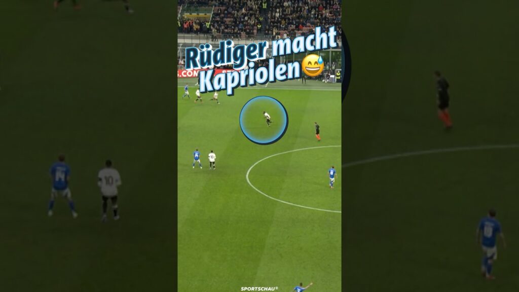 Rüdiger, nicht so tief (stehen)! | Sportschau Fussball Rüdiger, nicht so tief (stehen)! | Sportschau Fussball