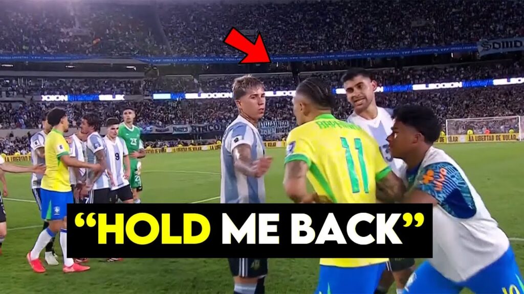 🔥HEATED FIGHT - Argentina vs Brazil Turns Messy