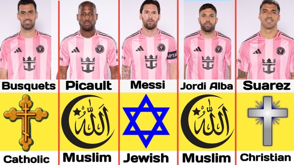 Religion of Inter Miami Players In 2024/2025 Season 😱 Ft. Lionel Messi, Luis Suarez, Sergio Busquets