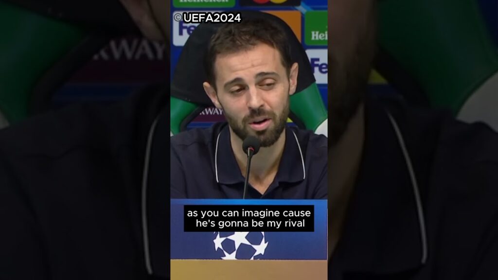 Bernardo Silva DOESN'T wish Ruben Amorim well at Man United🤣