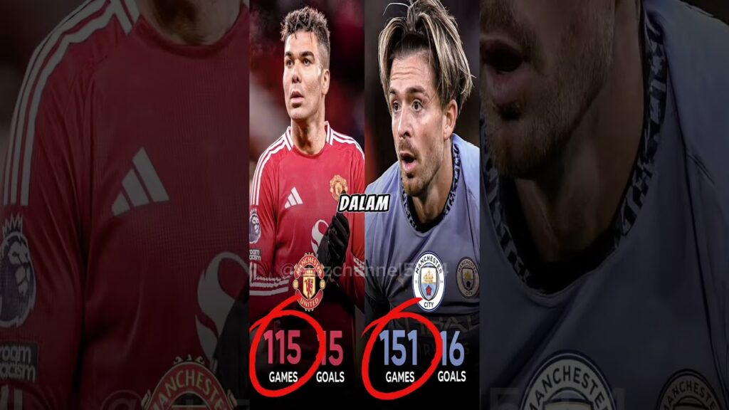 Casemiro Versus Jack Grealish‼️#manchesterunited #casemiro #football #manchestercity #grealish #cr7