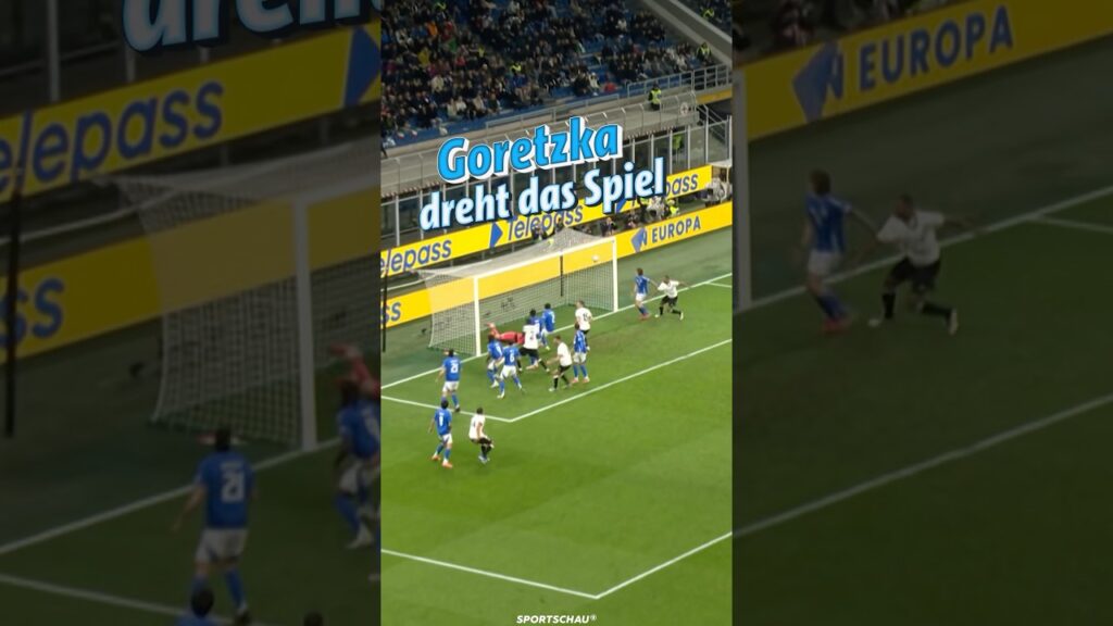Goretzka dreht das Spiel | Sportschau Fußball #shorts