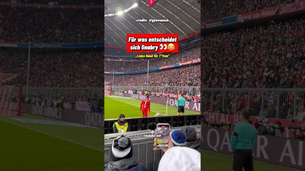 Für was entscheidet sich Gnabry 👀😂