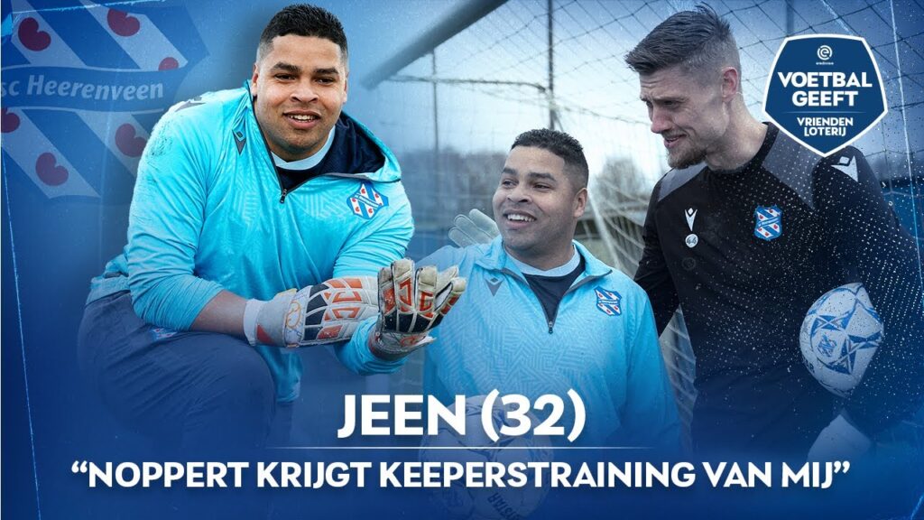 Onder de lat met Noppert: sc Heerenveen maakt Jeens droom waar 💙🤍 | #VoetbalGeeft
