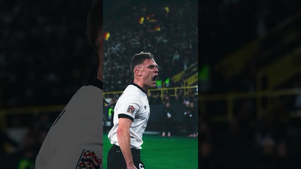 Joshua Kimmich celebrates his goal - Germany vs Italy