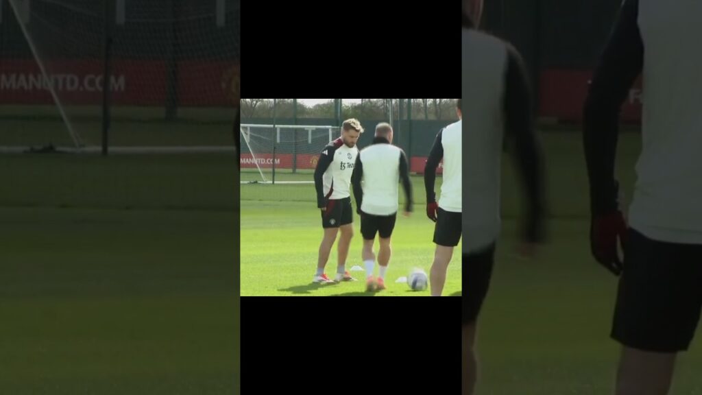 Luke Shaw Back in Man United Training #shorts