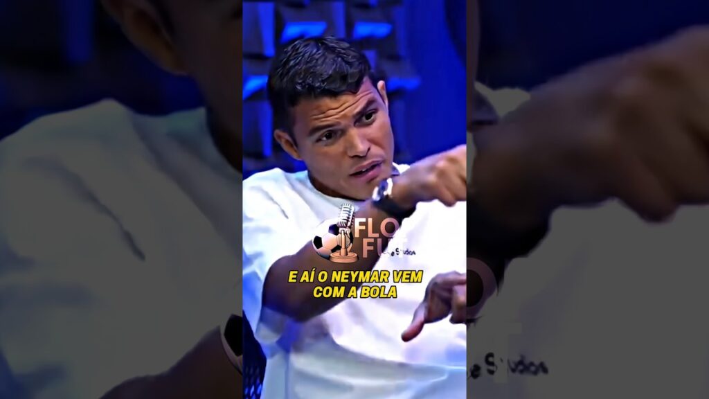 A primeira vez que Thiago Silva levou Caneta do Neymar #futebol #neymar #thiagosilva