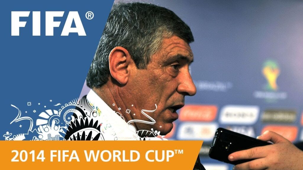 Greece's Fernando SANTOS Final Draw reaction (Portuguese)