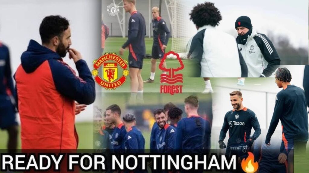 No rest🔥MAN UTD’s full training squad ahead of Nottingham Forest🔥Five Reds back in training✅#manutd