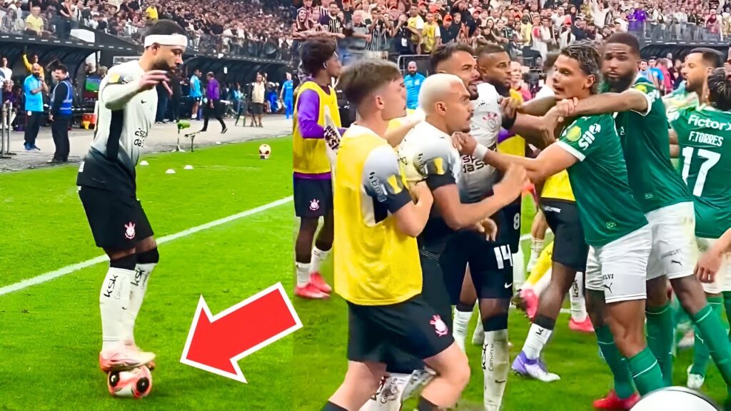 This Memphis Depay Skill Creates Huge Fight Between Corinthians vs Palmeiras in Finals This Memphis Depay Skill Creates Huge Fight Between Corinthians vs Palmeiras in Finals
