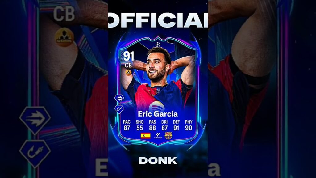 Eric García 🇪🇸 is coming as RTTF SBC🔥🔥#eafc24#shorts #eafifa #fifamobile #fifa23 #fcmobile24#fifa25