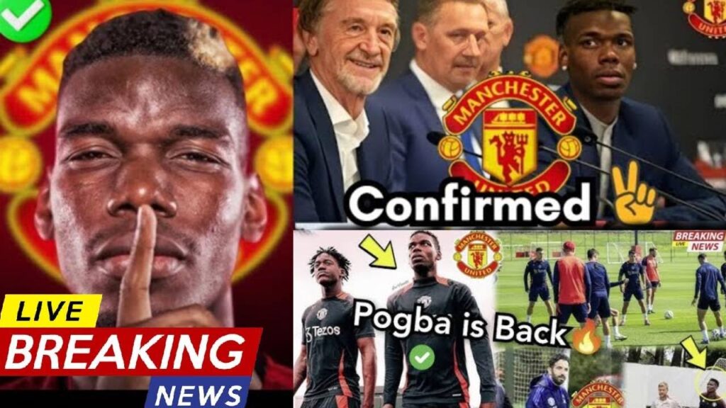 CONFIRMED✅Oo Pogba👏Man United is your home ✅🔥POGBA on Amorim First XI🔥Man United injury news#manutd