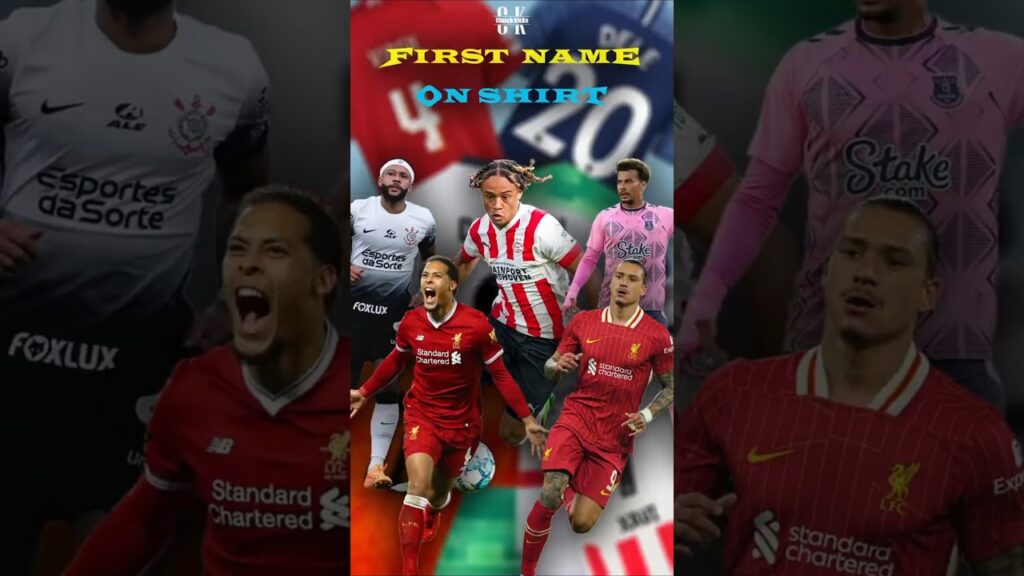 Clutch Five⚽️Players With No Last Name On Their Kit🏆 #shorts