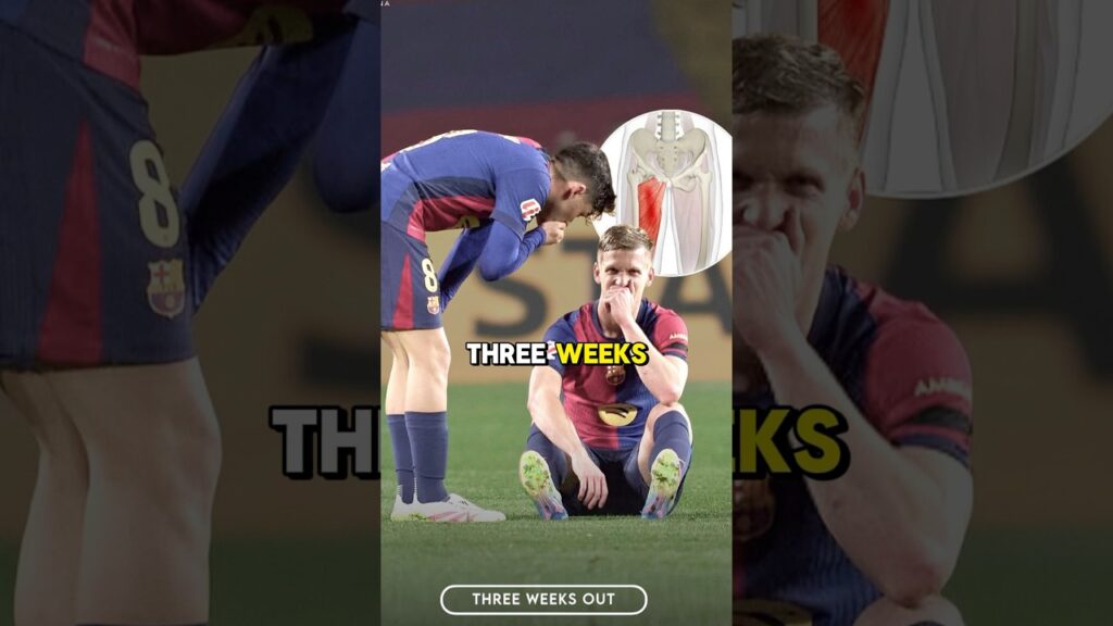 Dani Olmo Is Injured🤕🔵🔴 #barcelona #shorts #youtubeshorts