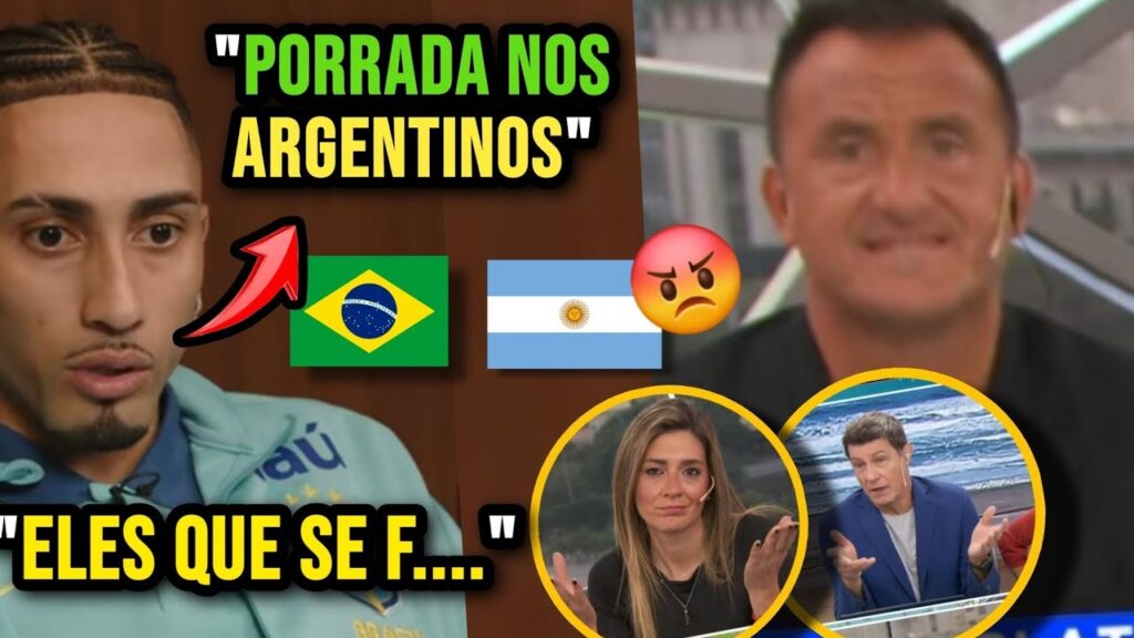 😂 IMPRENSA ARGENTINA FICOU FURIOSA COM O RAPHINHA APÓS ENTREVISTA COM ROMÁRIO SOBRE A ARGENTINA
