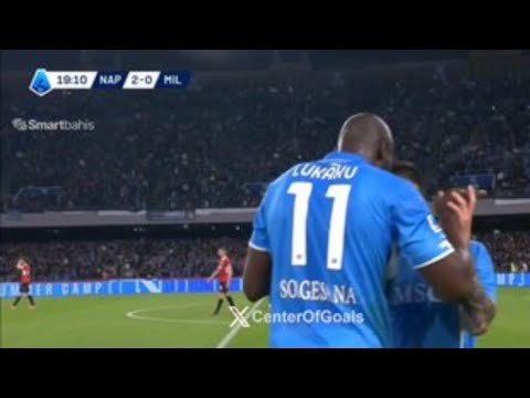 Gol di Romelu Lukaku, Napoli vs Milan (2-1) Tutti i gol e gli highlights estesi