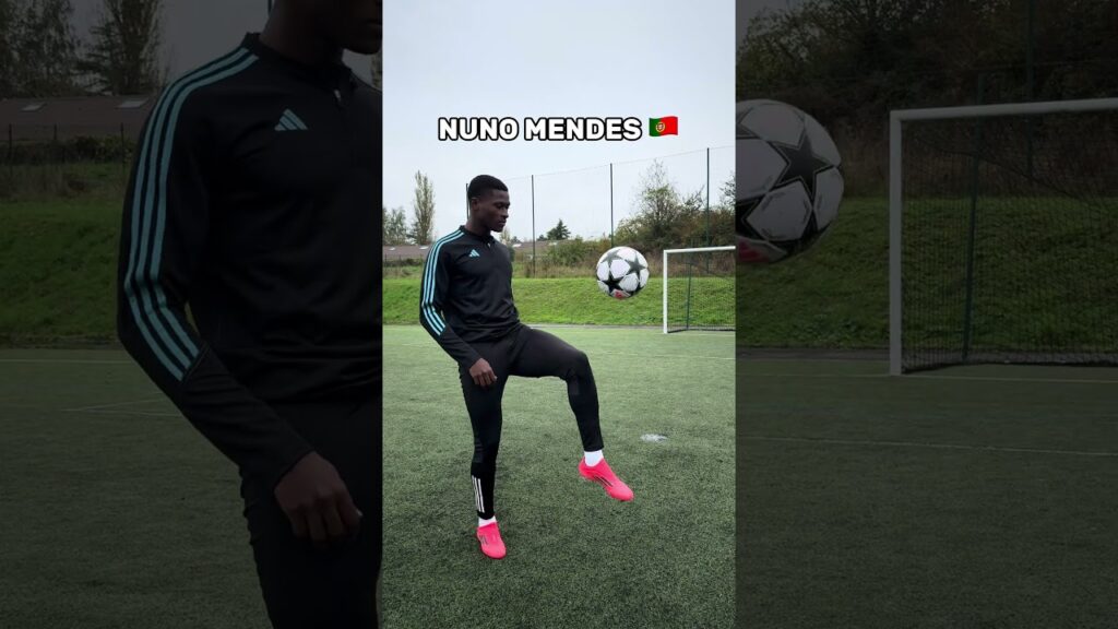Nuno Mendes c'est de la glue 😱🔥 #football #skills #juggling #nunomendes #soccer #soccerskills #🇵🇹