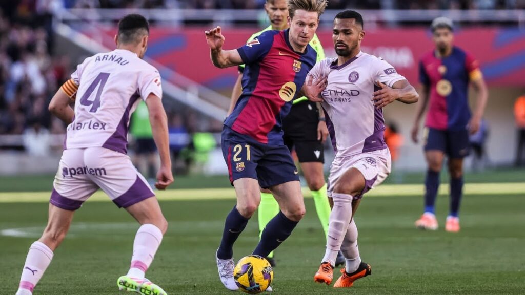 FRENKIE DE JONG VS GIRONA// IMPRESSIVE PERFORMANCE