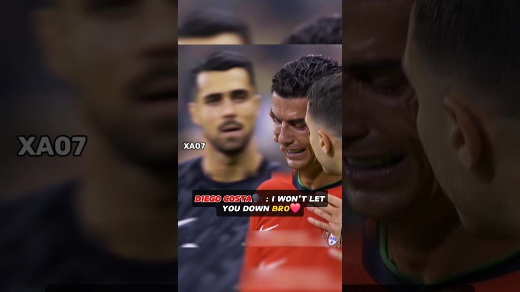 Diego Costa Did It For Ronaldo 😍🥺 #shorts #ronaldo #messi #shortsvideo