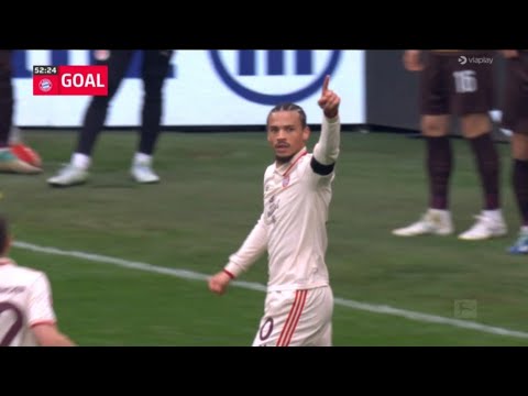 Leroy Sané Goal, Bayern Munich vs FC St. Pauli (3-1) All Goals and Extended Highlights
