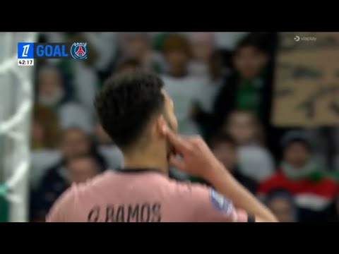 Gonçalo Ramos Goal, Saint-Étienne vs PSG (1-6) All Goals and Extended Highlights