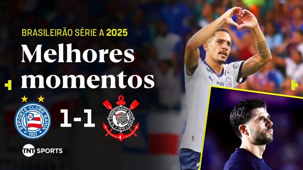 BAHIA SAI NA FRENTE, MAS ÉVERTON RIBEIRO É EXPULSO E TIMÃO BUSCA O EMPATE! BAHIA 1X1 CORINTHIANS
