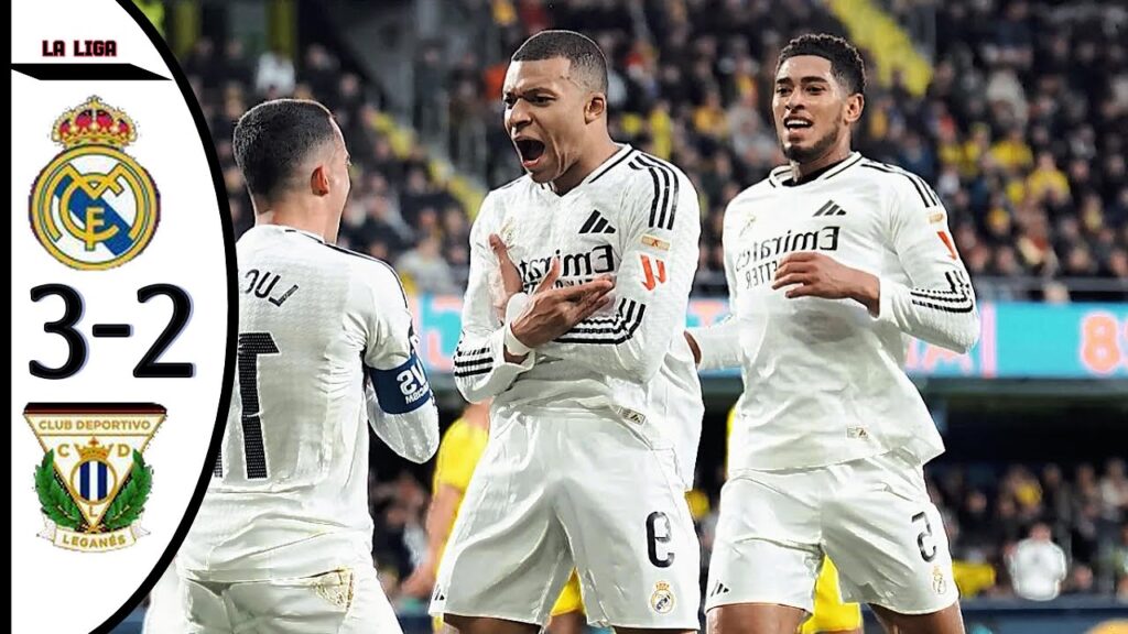 REAL MADRID  3  -  2 LEGAMES || LaLiga Match Highlights & All Goals