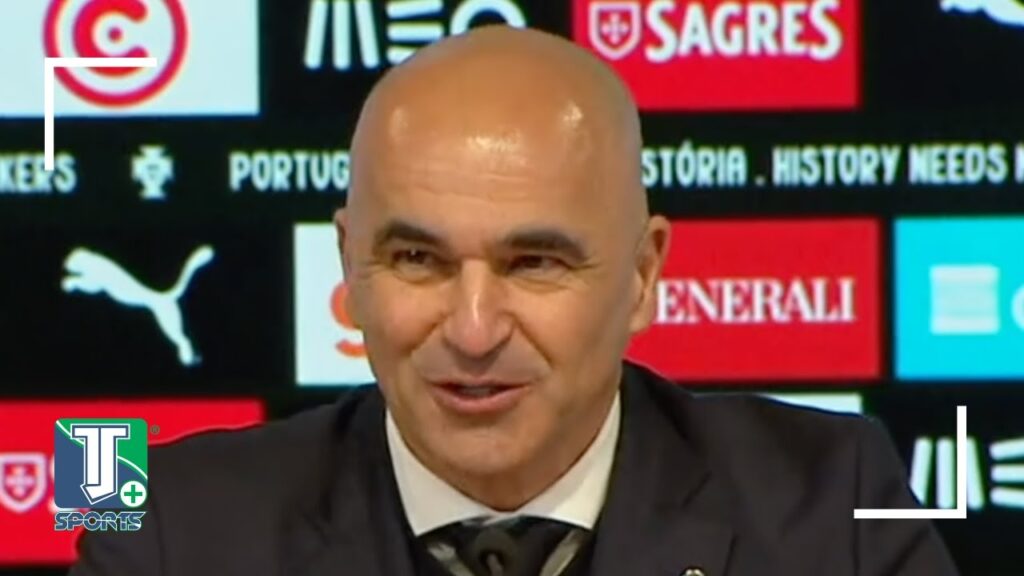 Roberto Martínez elogia Francisco Trincão pelos dois golos na vitória de Portugal sobre a Dinamarca.