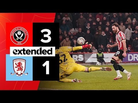 Blades 3-1 Boro - extended highlights