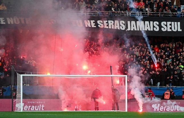 Montpellier-Saint-Étienne : En colère, les supporters MHSC balancent des fumigènes et arrêtent le match