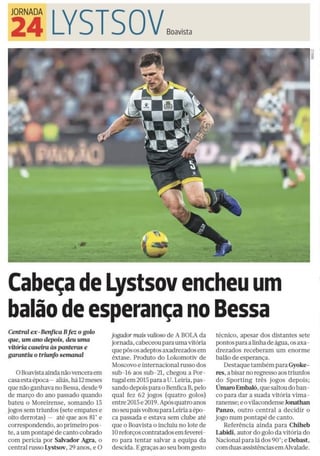 Boavista na imprensa desportiva - 07/03/2025