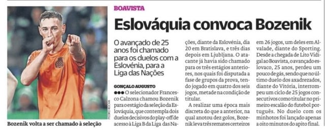 Boavista na imprensa desportiva - 14/03/2025