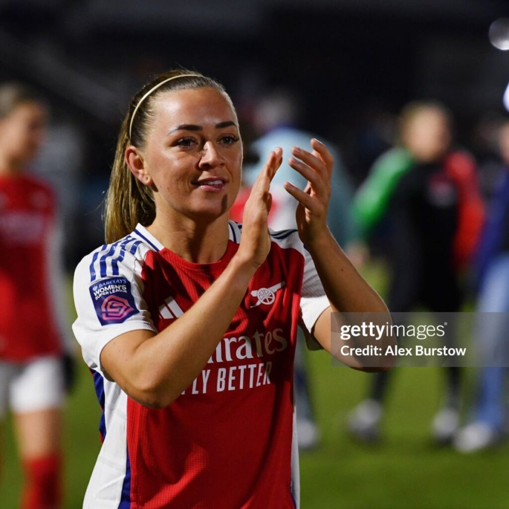 Katie McCabe on Arsenal: ‘I love this club and I would put my body on the line for it’