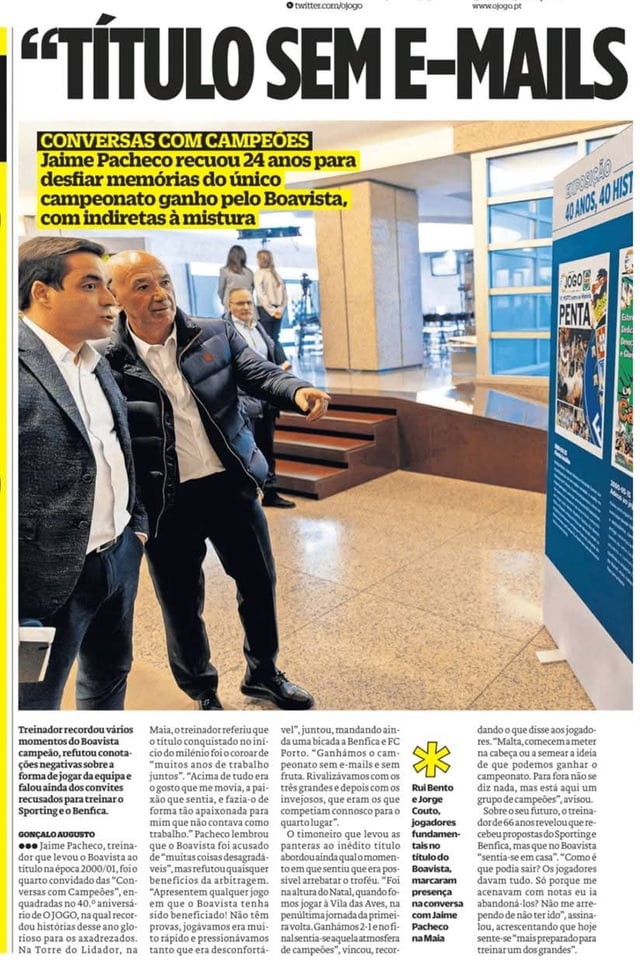 Boavista na imprensa desportiva - 06/03/2025