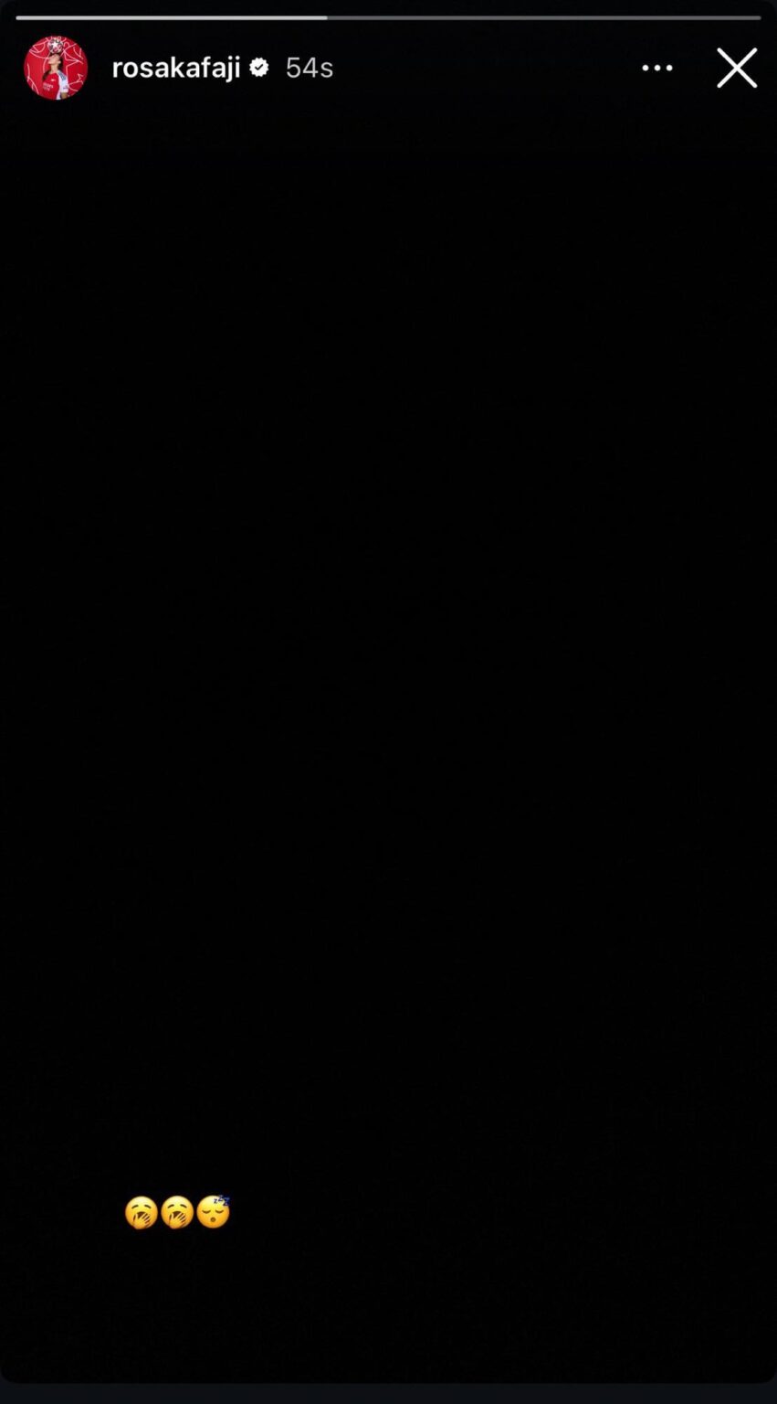 [Freddie Cardy] Rosa Kafaji on Instagram. Now deleted.