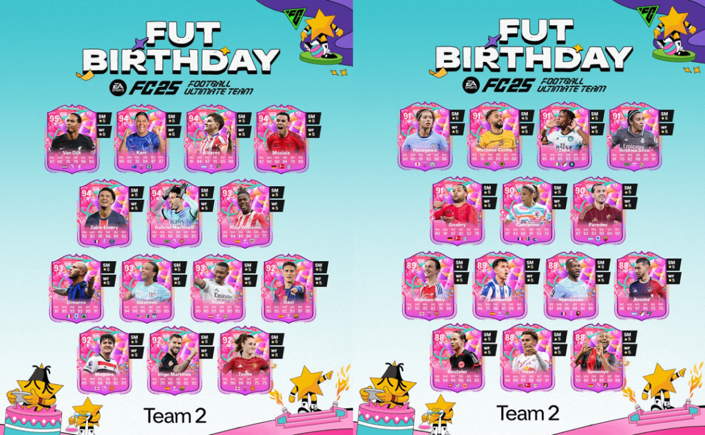 Lotte Wubben-Moy has received a 'FUT Birthday' card in EA FC 25