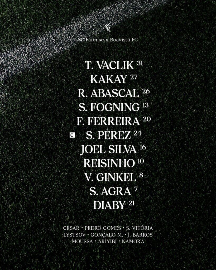 Match thread | Liga Portugal Jornada 30 - SC Farense vs Boavista FC