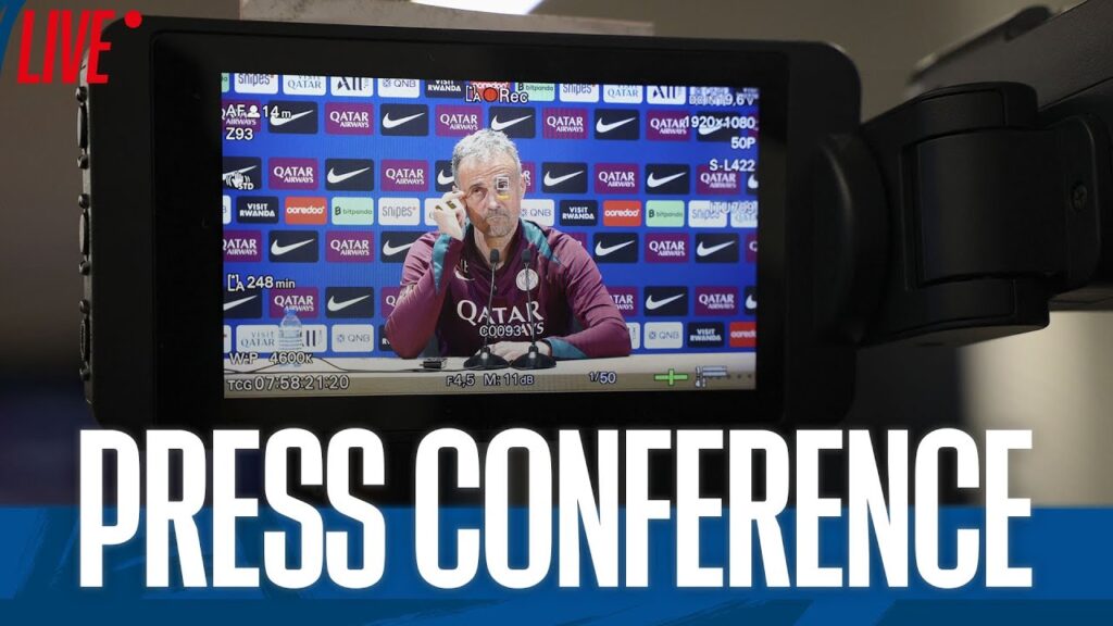 🎙️Conférence de presse de Luis Enrique 🆚 USL Dunkerque 🔴🔵