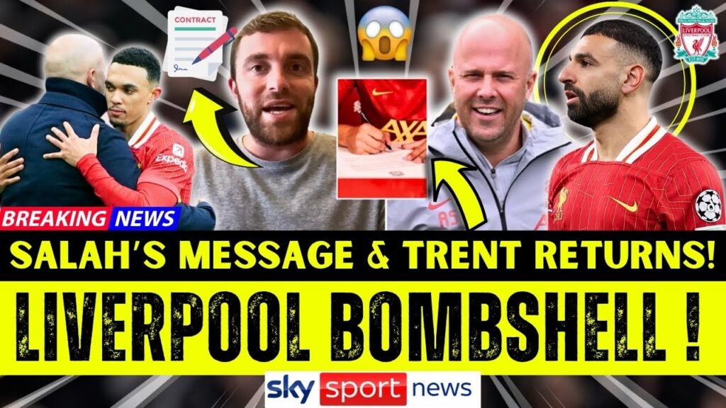 🚨 LIVERPOOL BOMBSHELL! 🔴 VAN DIJK’S FUTURE, SALAH’S MESSAGE & TRENT RETURNS! 🔥 | LFC NEWS #lfc