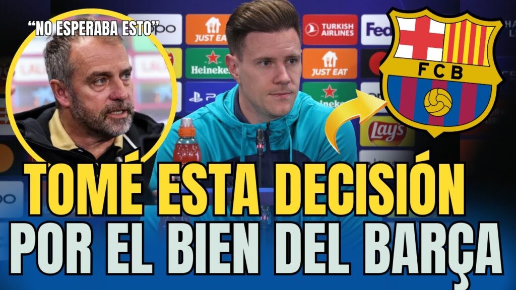 🚨🔵🔴URGENTE! TER STEGEN SORPRENDE AL MUNDO DEL FÚTBOL! NADIE ESPERA ESTO!! NOTICIAS DEL BARÇA HOY
