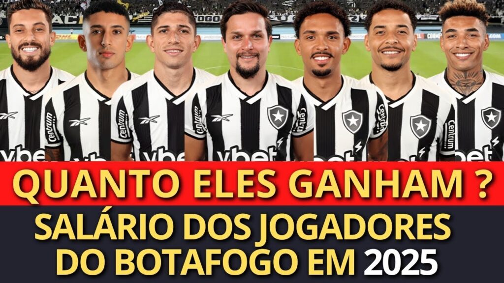 SALÁRIO JOGADORES DO BOTAFOGO EM 2025 (ARTUR, SAVARINO, SANTIAGO RODRÍGUEZ, ALEX TELLES, JAIR CUNHA)