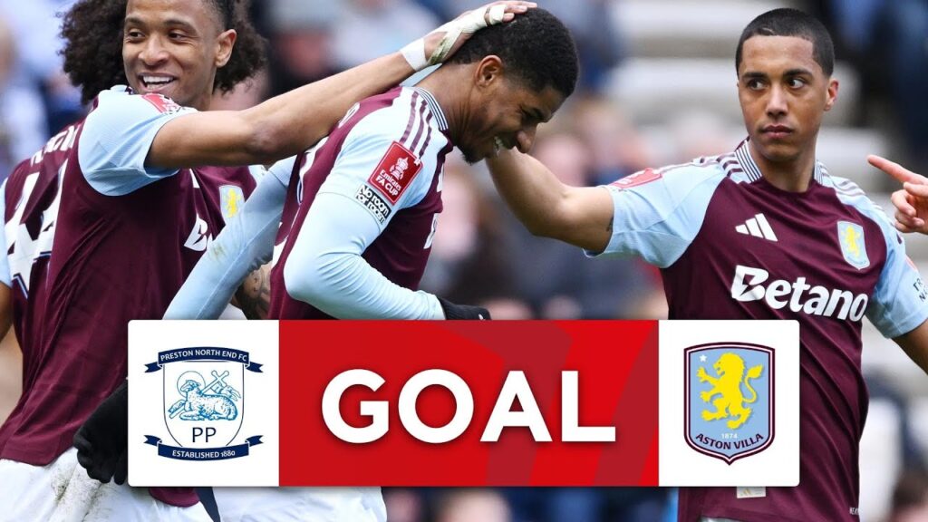 GOAL | Marcus Rashford | Preston North End 0-1 Aston Villa | Quarter-Final | Emirates FA Cup 2024-25
