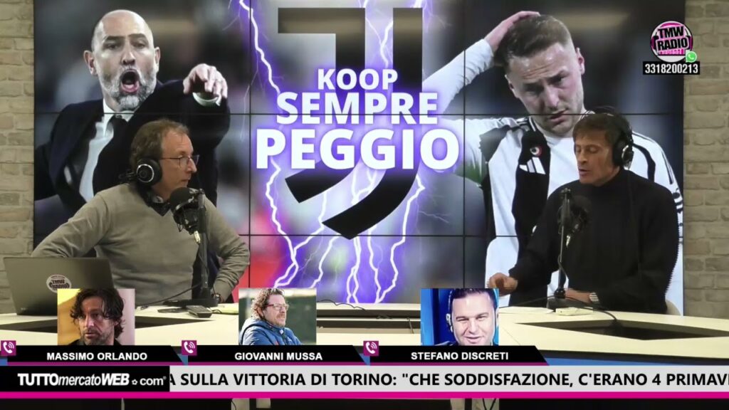 TMWRadio - Impallomeni:" Koop non è un campione " Orlando:" Per Koop serve Gasperini."