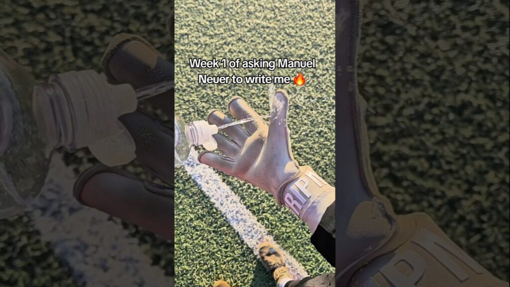 Bitte schreibe mir Manuel Neuer 🙏 #goalkeeper #gripmode #manuelneuer