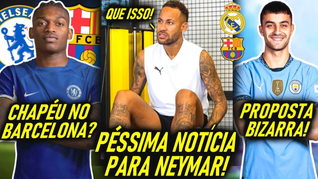 CHAPÉU no BARÇA! - E AGORA NEYMAR!? - PEDRI no CITY! - RAFAEL LEÃO no CHELSEA e MUITO MAIS!