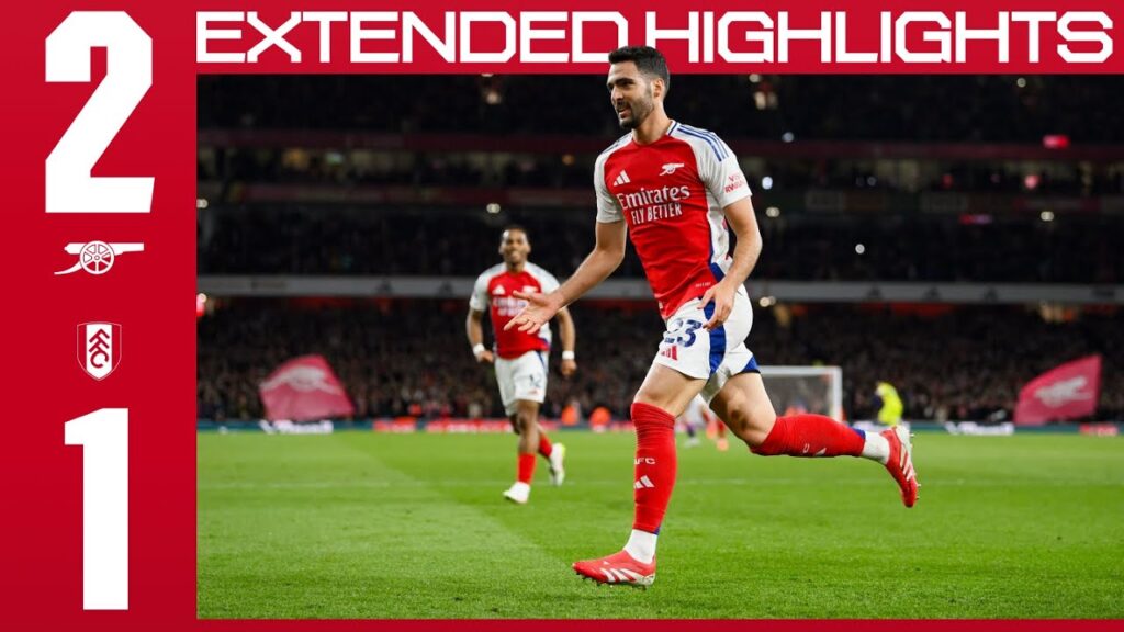 EXTENDED HIGHLIGHTS | Arsenal vs Fulham (2-1) | Premier League | Saka scores on return!